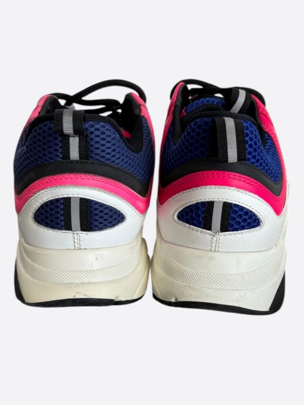 Dior White, Blue & Pink B22 Sneakers - Picture 4 of 8